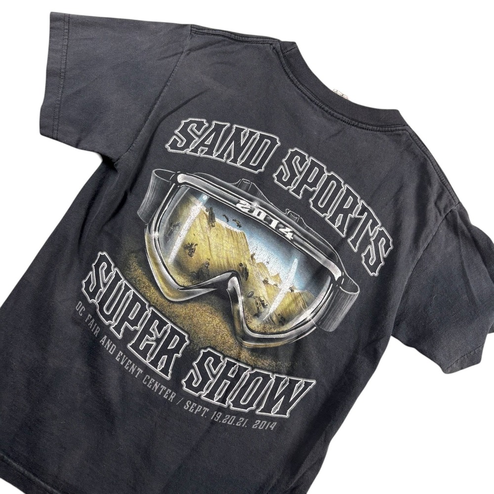 VTG Alstyle Sand Sports Super Show 2014 Graphic T-Shirt Black Small Off-Road Tee